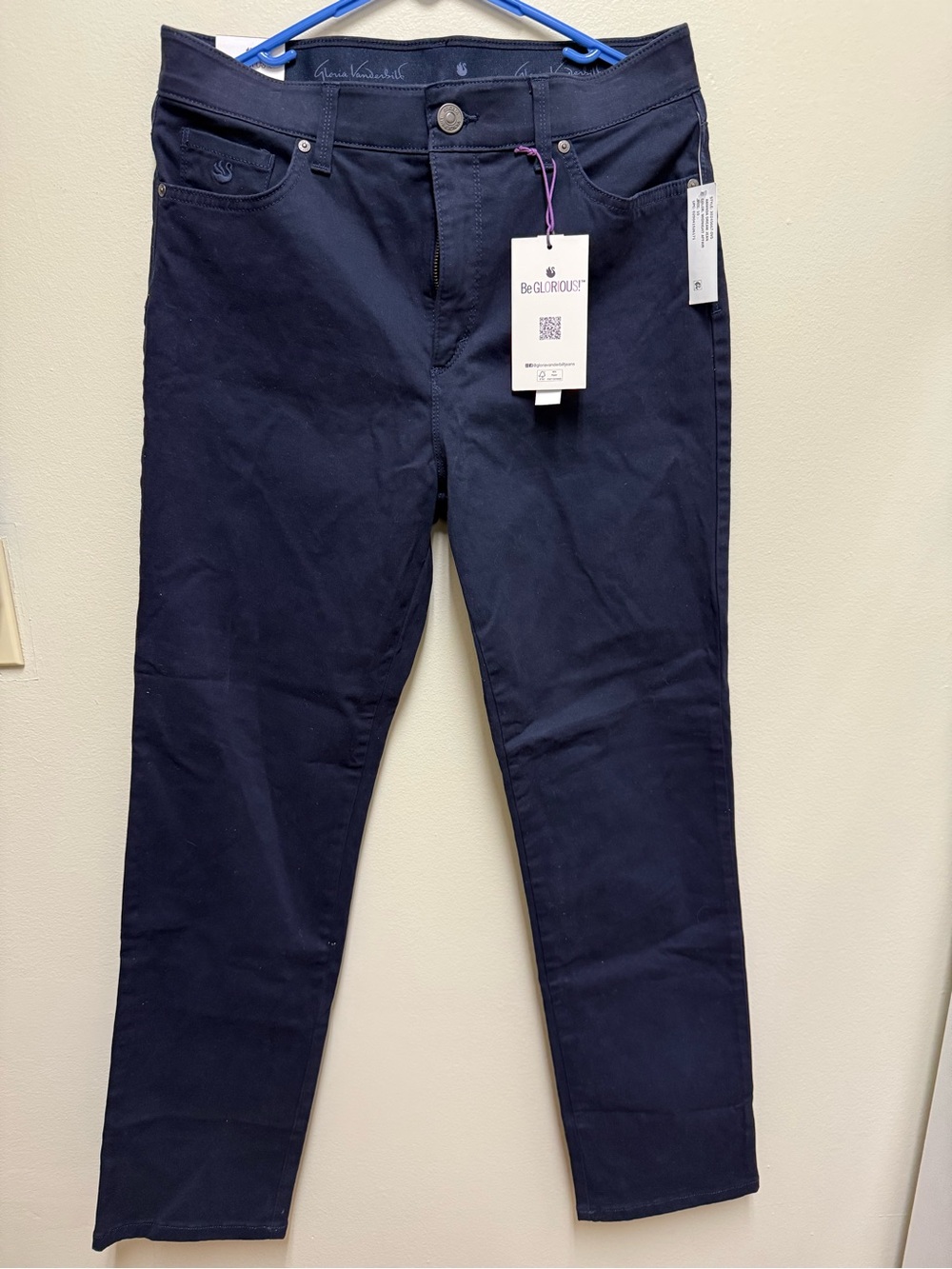 Gloria Vanderbilt Amanda Dream Jean Sz 10 (Black) Midnight Affair NWT